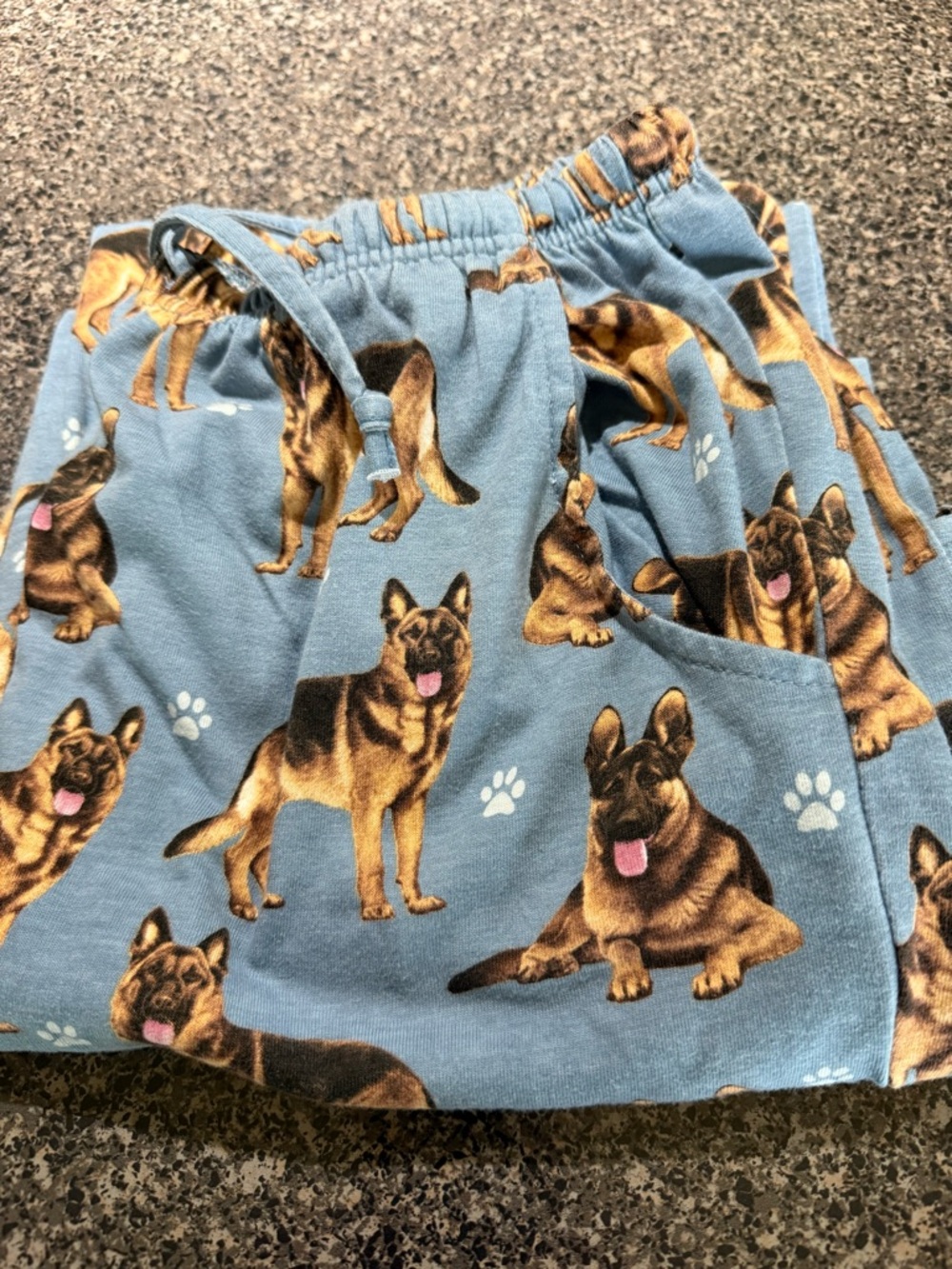 Blue Dog Print Lounge Pants